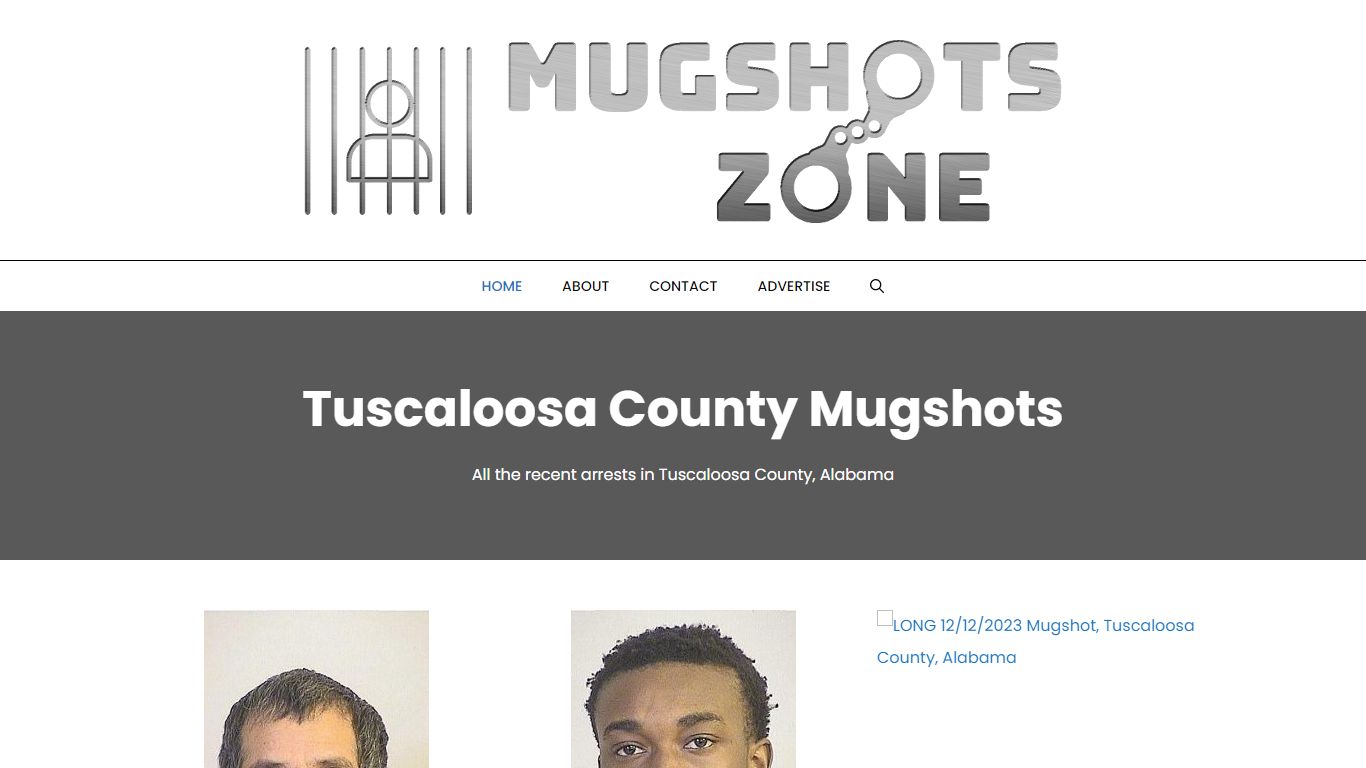Tuscaloosa County Mugshots Zone